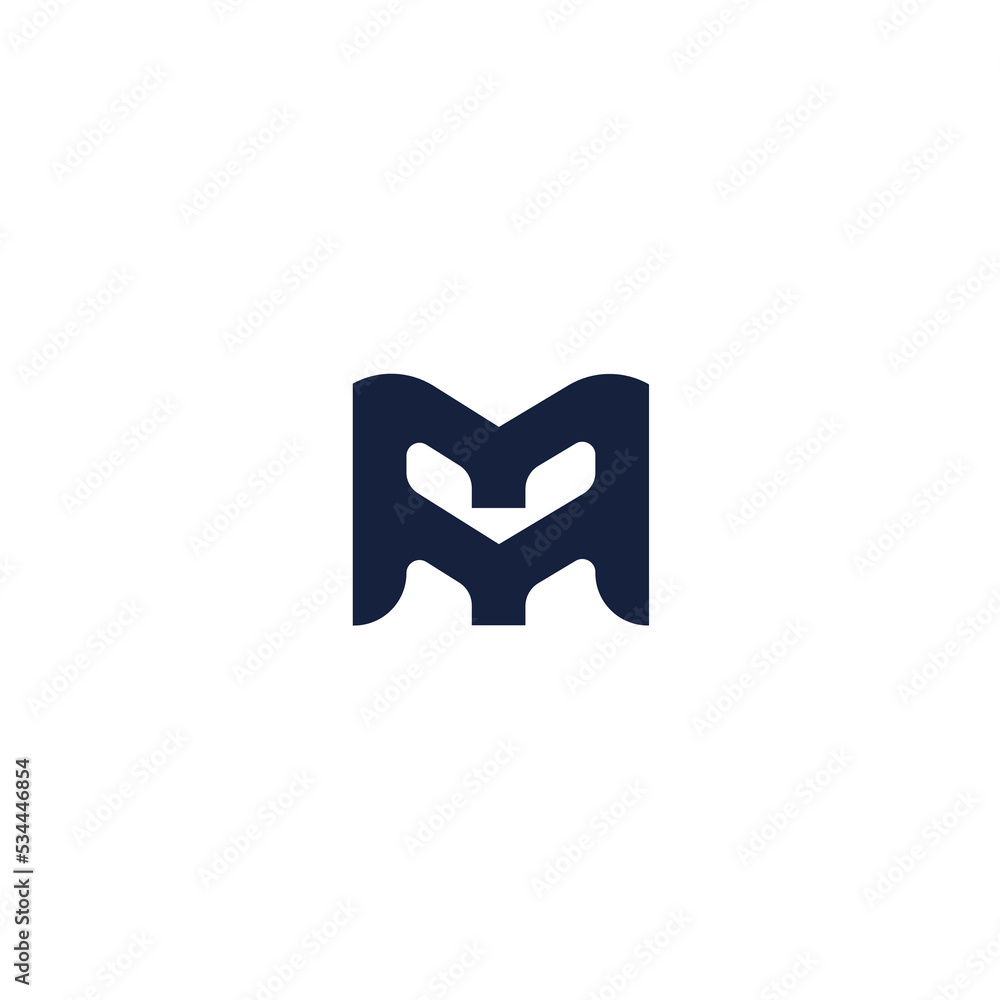 Letter M real estate construction vector logo design Letter M real estate construction vector logo design