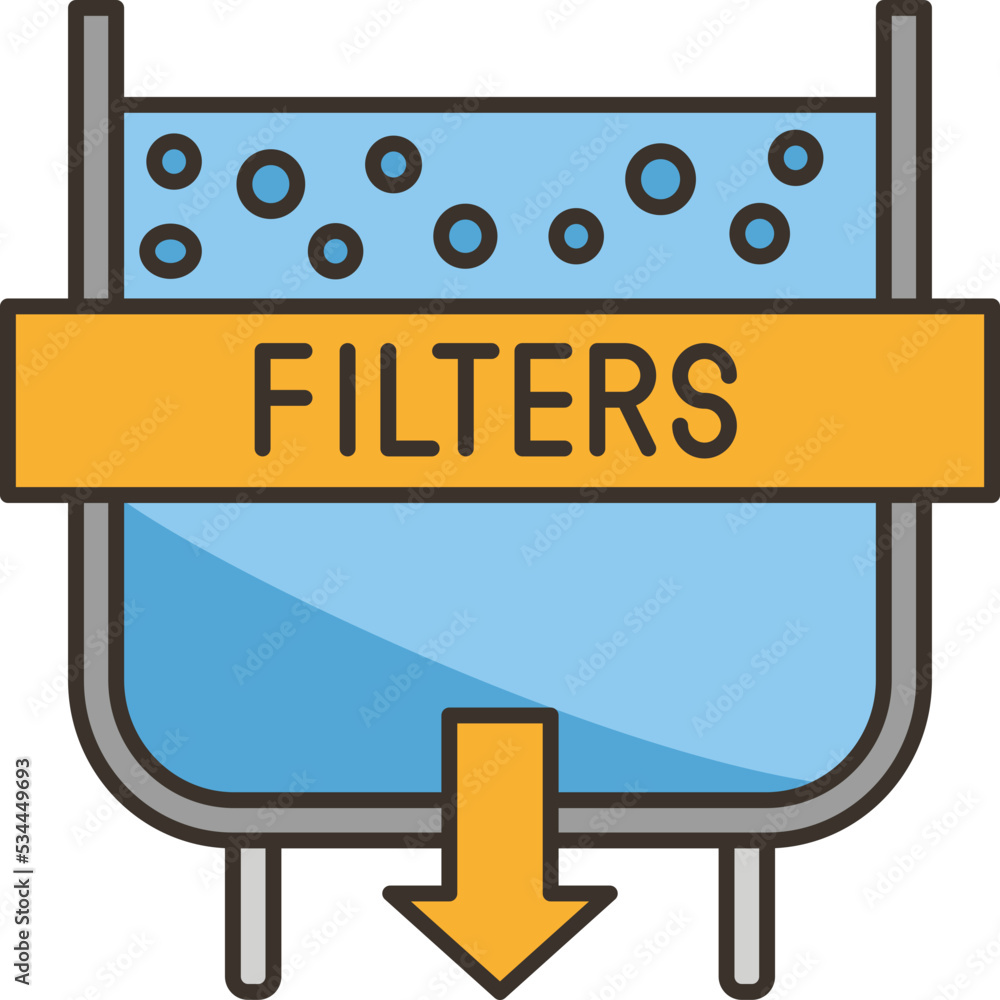 filtration icon - obrazy, fototapety, plakaty 