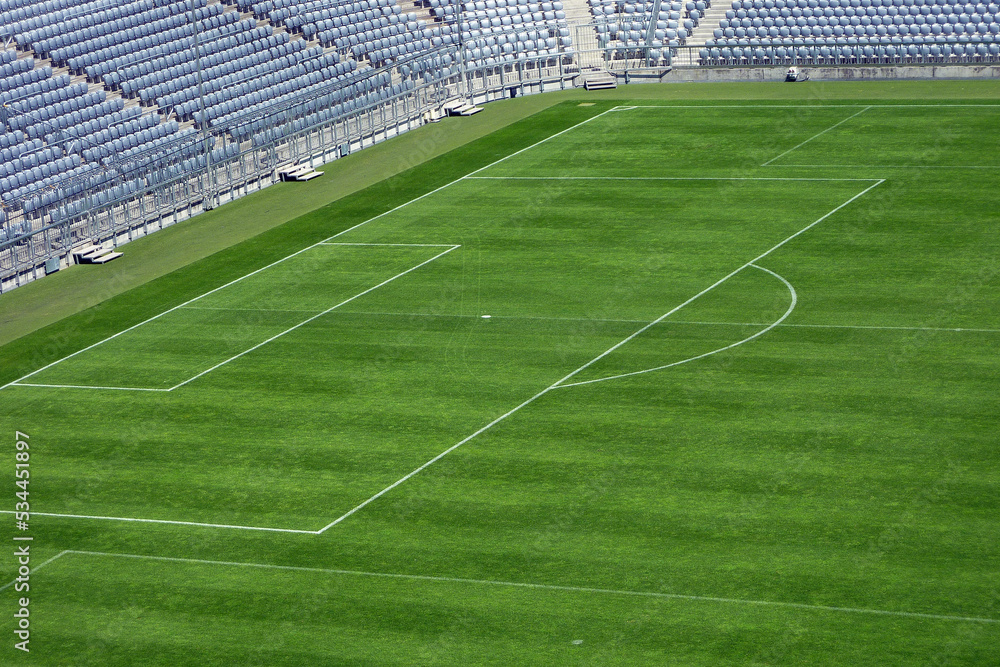 Fototapeta premium Fußballfeld Allianz Arena München