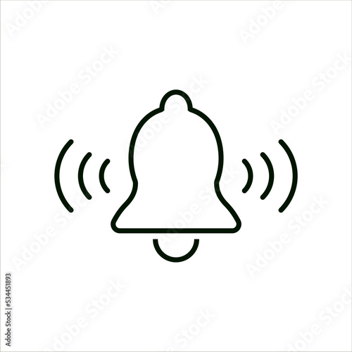 bell icon vector illustration symbol