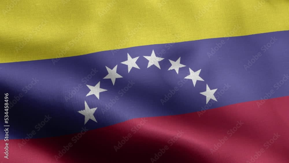 Flag Of Venezuela - Venezuela Flag High Detail - National flag Venezuela wave Pattern loopable Elements - Fabric texture and endless loop - Highly Detailed Flag - The flag of fluttering in the wind Flag Of Venezuela - Venezuela Flag High Detail - National flag Venezuela wave Pattern loopable Elements - Fabric texture and endless loop - Highly Detailed Flag - The flag of fluttering in the wind