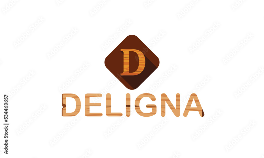 Fototapeta premium d logo