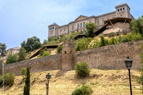 A building of the Provincial Deputation of Toledo (Spanish: Diputación Provincial de Toledo) as viewed from  Paseo Recaredo photo