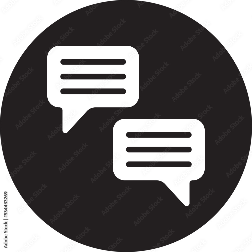 chat glyph icon chat glyph icon