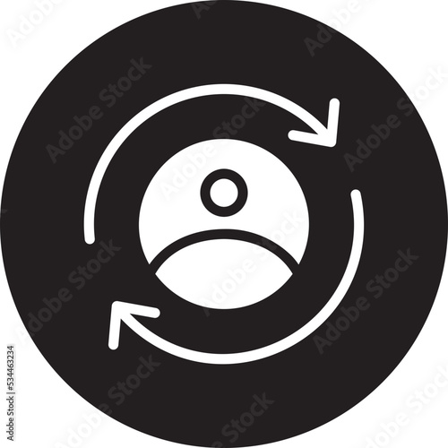 self employed glyph icon