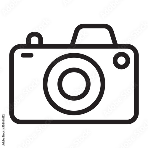 photograph line icon