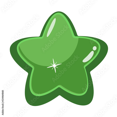Yummy candy flat icon design 