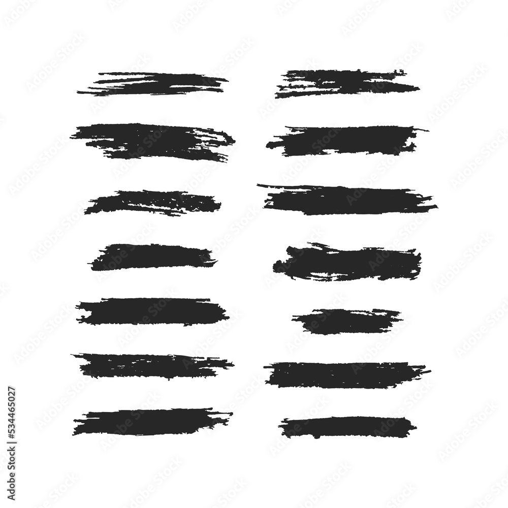 Ink brushstroke and paintbrush template with splashes grunge. Vector set of ink brush stroke. Dirty artistic design elements. Grunge splatter, dirt stain, vector format Ink brushstroke and paintbrush template with splashes grunge. Vector set of ink brush stroke. Dirty artistic design elements. Grunge splatter, dirt stain, vector format