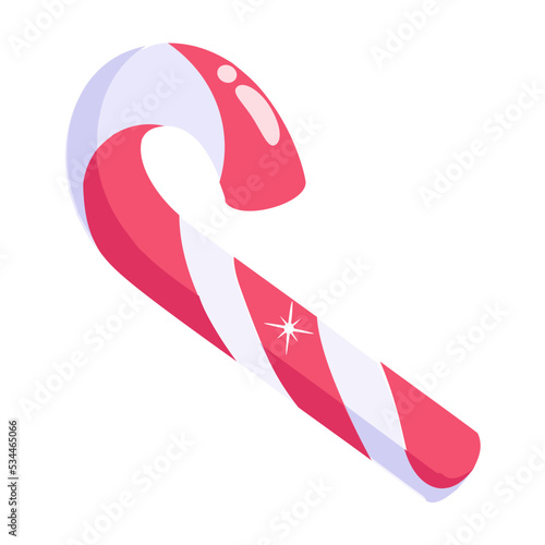 An icon of lollipop flat design 