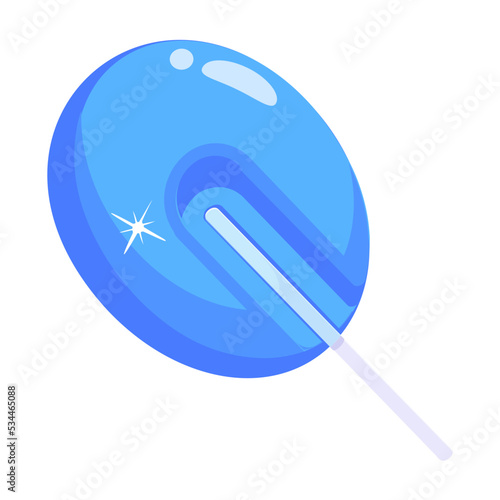 An icon of lollipop flat design 