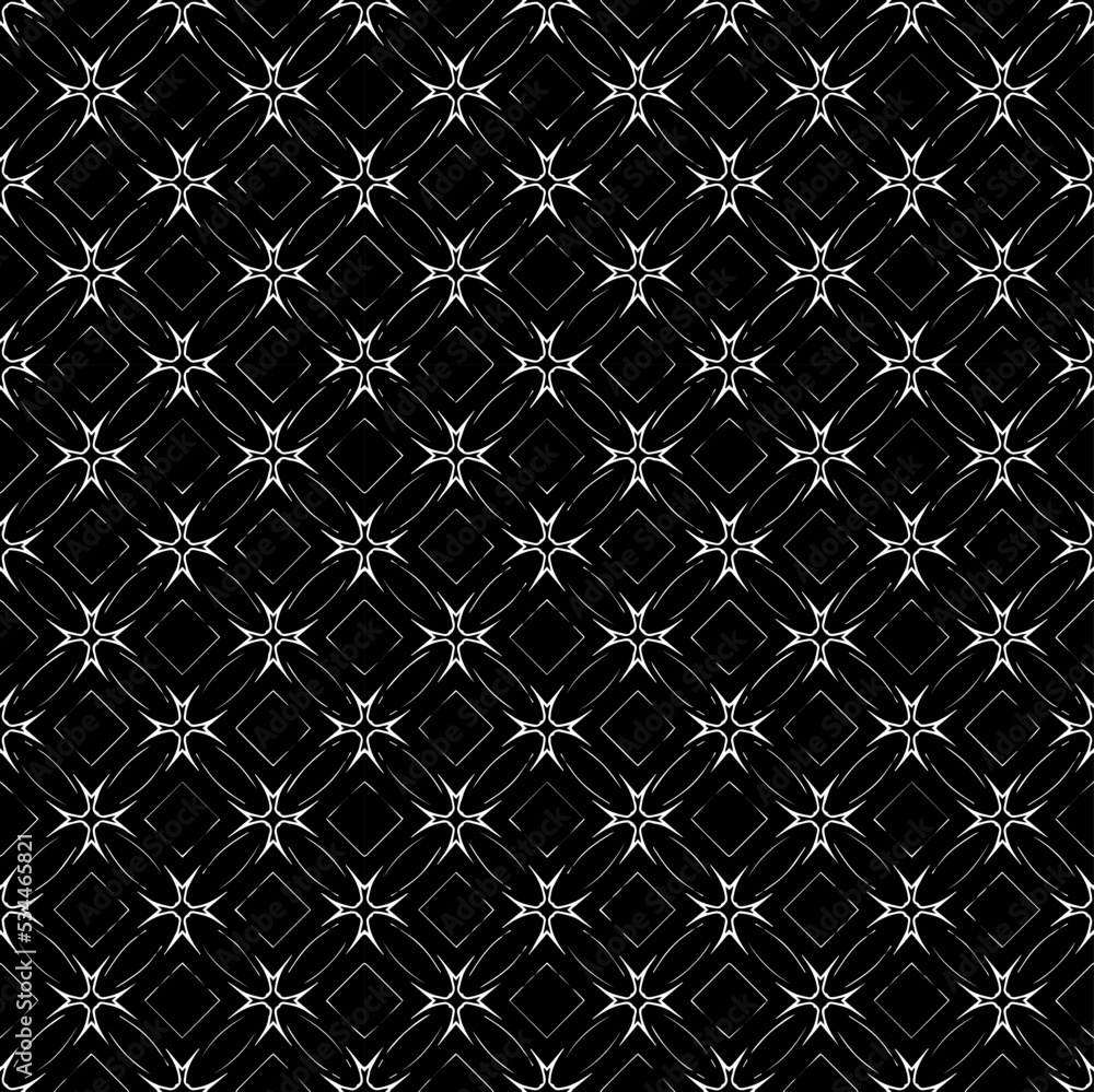 Black and white seamless abstract pattern. Background and backdrop. Grayscale ornamental design. Mosaic ornaments. Vector graphic illustration. EPS10. Black and white seamless abstract pattern. Background and backdrop. Grayscale ornamental design. Mosaic ornaments. Vector graphic illustration. EPS10.