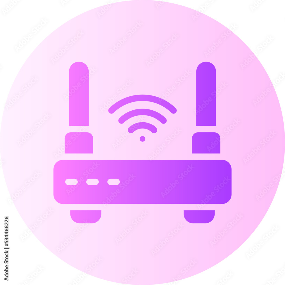 router gradient icon