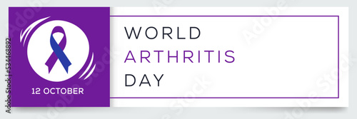 World Arthritis day, held on 12 October.