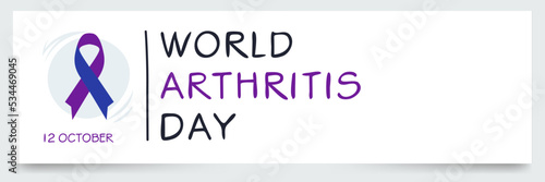World Arthritis day, held on 12 October.