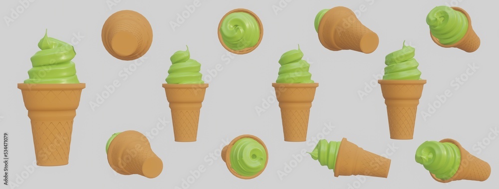 matcha green tea paste ice cream cones for your stuff. matcha green tea paste ice cream cones for your stuff.