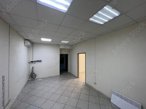 empty office room with a window