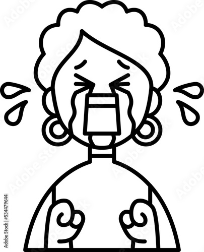 Hysterical icon