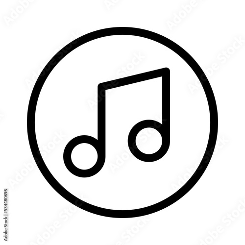 audio line icon illustration vector graphic