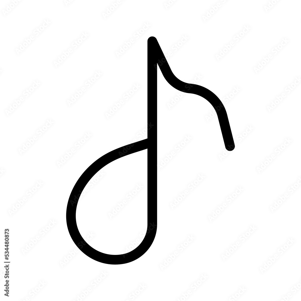 note music line icon illustration vector graphic note music line icon illustration vector graphic