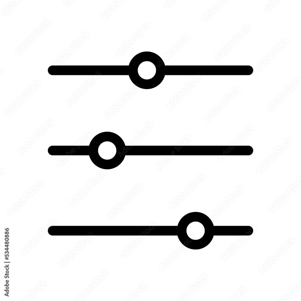 option line icon illustration vector graphic option line icon illustration vector graphic