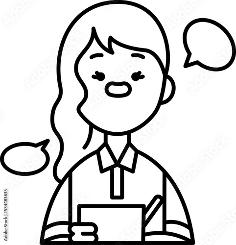 journalist icon