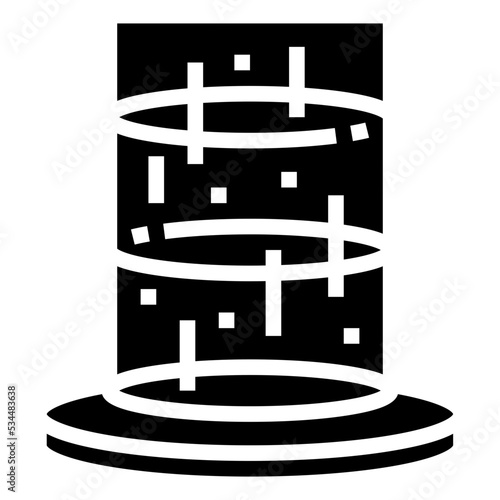 Warp glyph icon