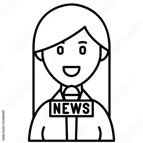 journalist icon