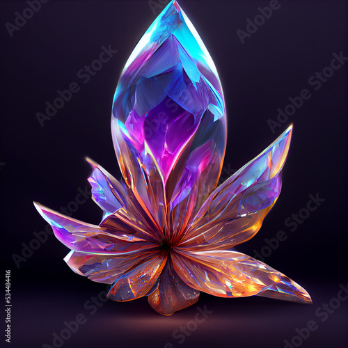 magic crystal flower plant