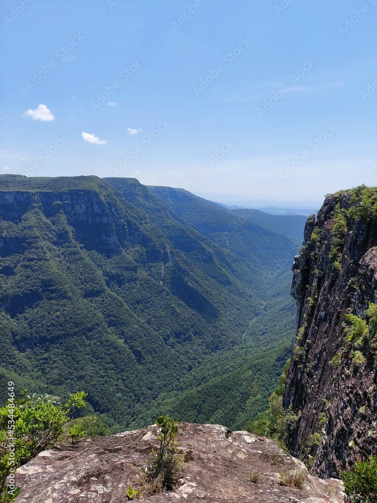 Fototapeta premium view of the canyon of the river