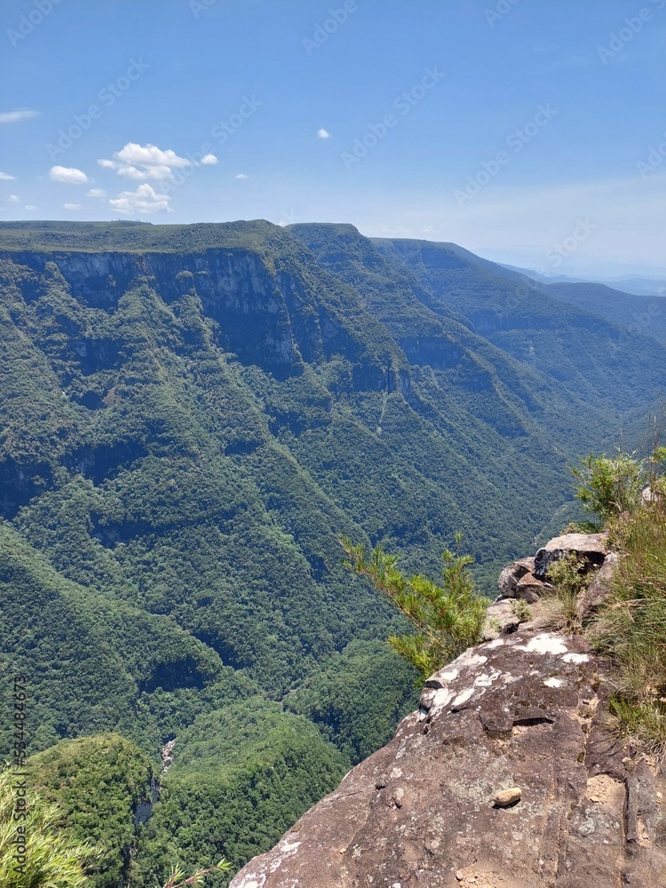 Naklejka premium view of the canyon of the river