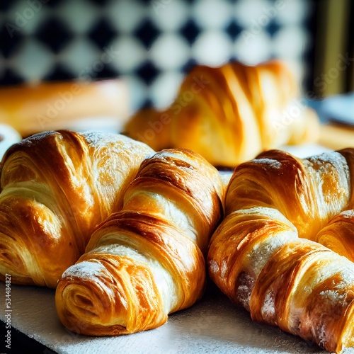 French croissants.