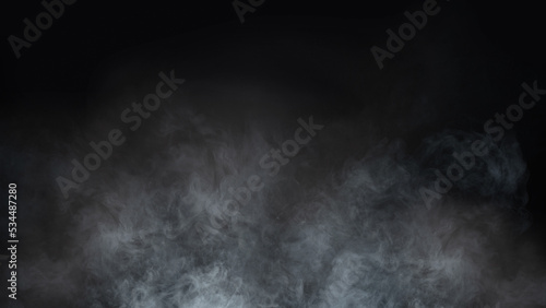 bstract minimal smoke background, texture light fog on black copy space, illuminated stormy clouds.