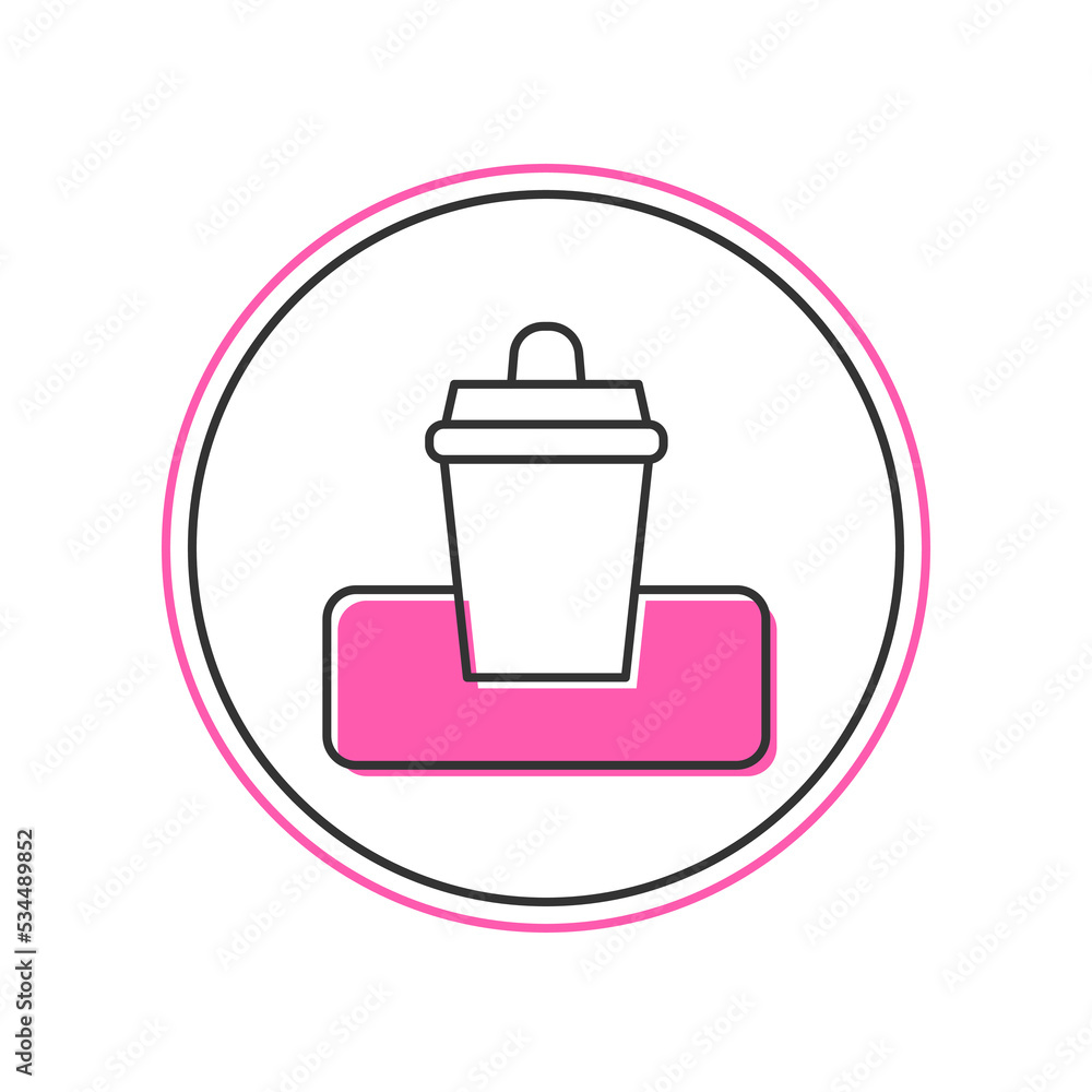 Filled outline Trash can icon isolated on white background. Garbage bin sign. Recycle basket icon. Office trash icon. Vector Filled outline Trash can icon isolated on white background. Garbage bin sign. Recycle basket icon. Office trash icon. Vector
