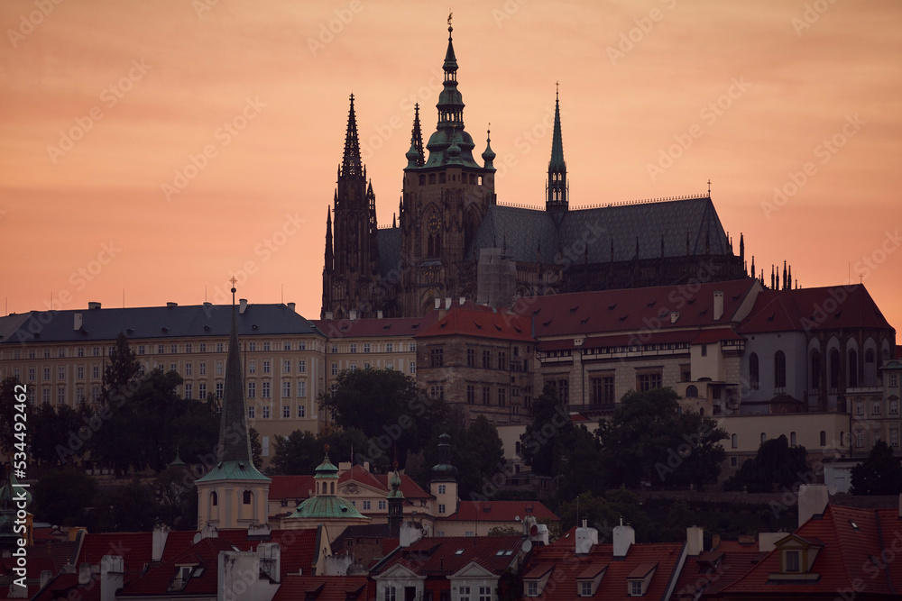 View of Prague, capital of Czech republic.