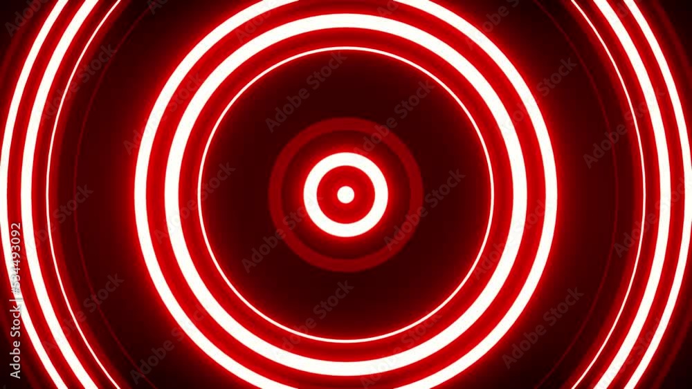 Shiny red circle light vj loop Shiny red circle light vj loop