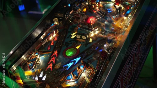 Pinball, coin-activated popular electromechanical arcade game