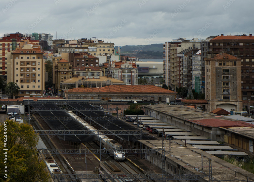 General view of Santander, Spain