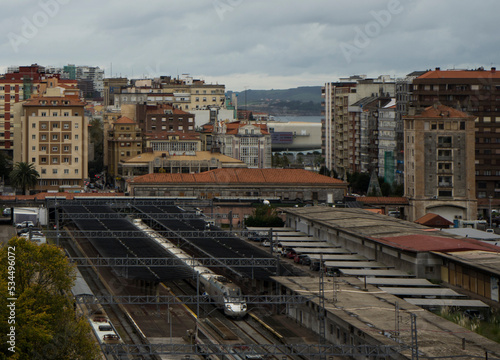 General view of Santander, Spain