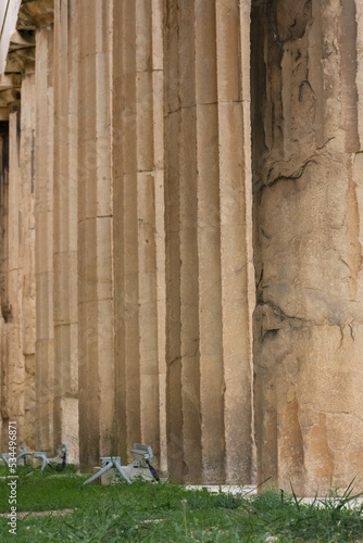 Temple of Hephestus in the Agora, Athens Greece photo