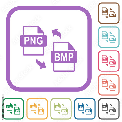PNG BMP file conversion simple icons © botond1977