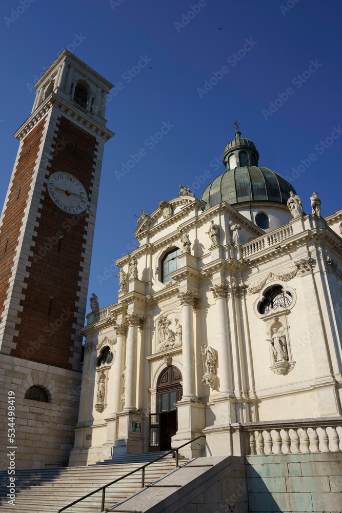Madonna di Monte Berico church at Vicenza, italy Madonna di Monte Berico church at Vicenza, italy