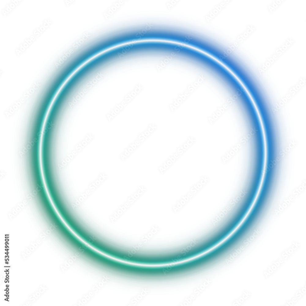 Neon Circle Outline Neon Circle Outline