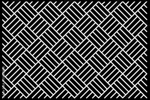 Vector image of a geometric background of striped squares