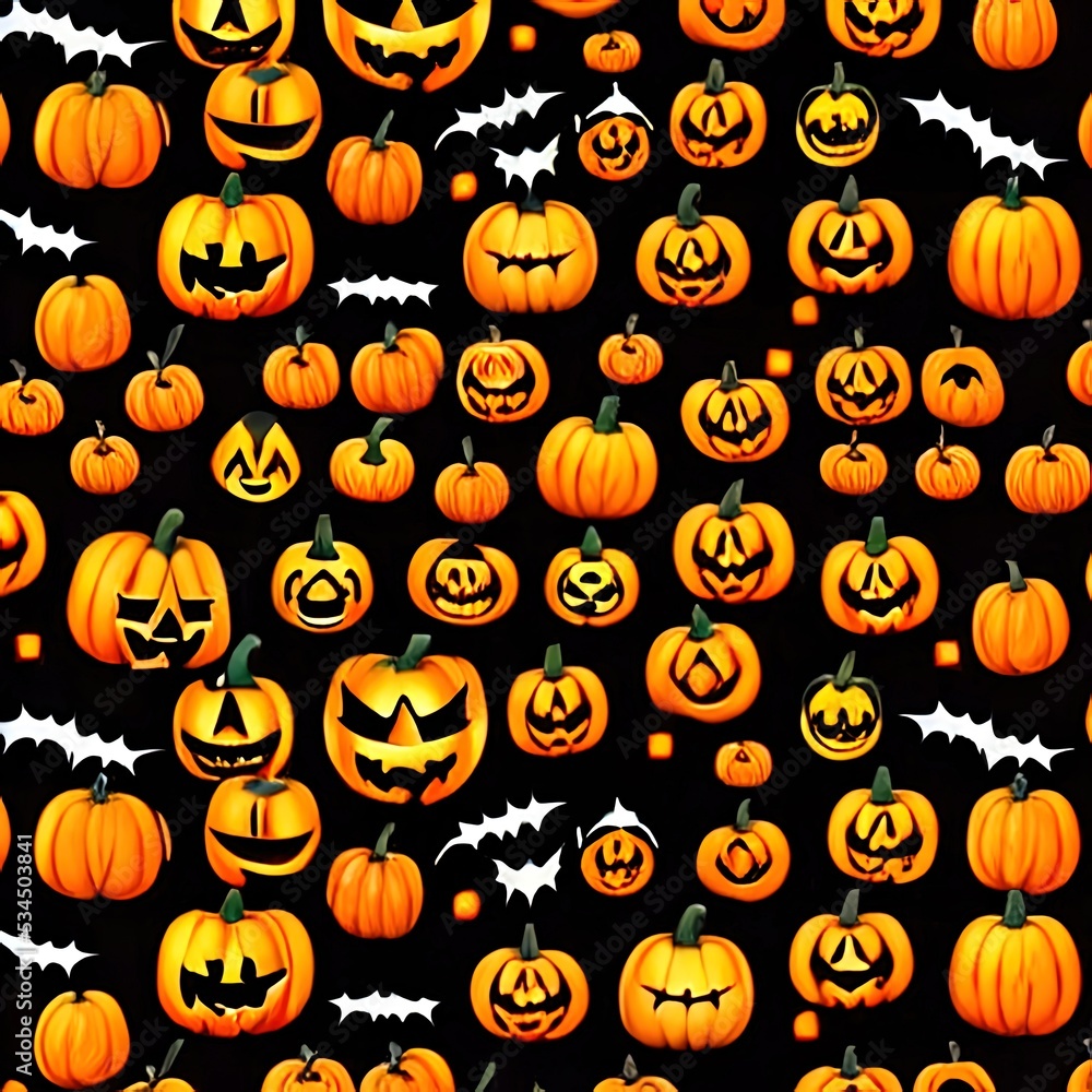 Halloween pumpkin background of different shapes Halloween pumpkin background of different shapes