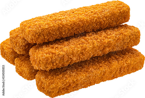 Konstfotografi Fish fingers isolated