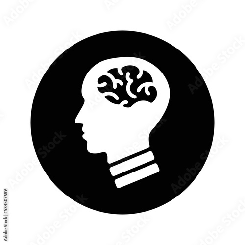 Brain, mind, head, idea, innovation, creative icon