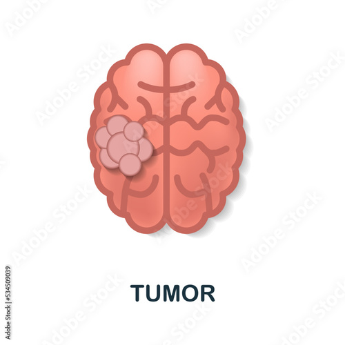 Tumor icon. 3d illustration from deseases collection. Creative Tumor 3d icon for web design, templates, infographics and more