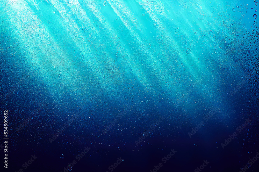 Simple minimalist water texture background with light beams