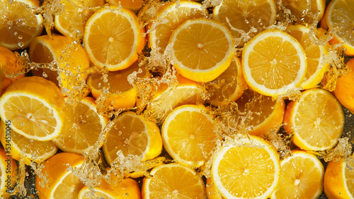 Freeze Motion Shot of Splas...