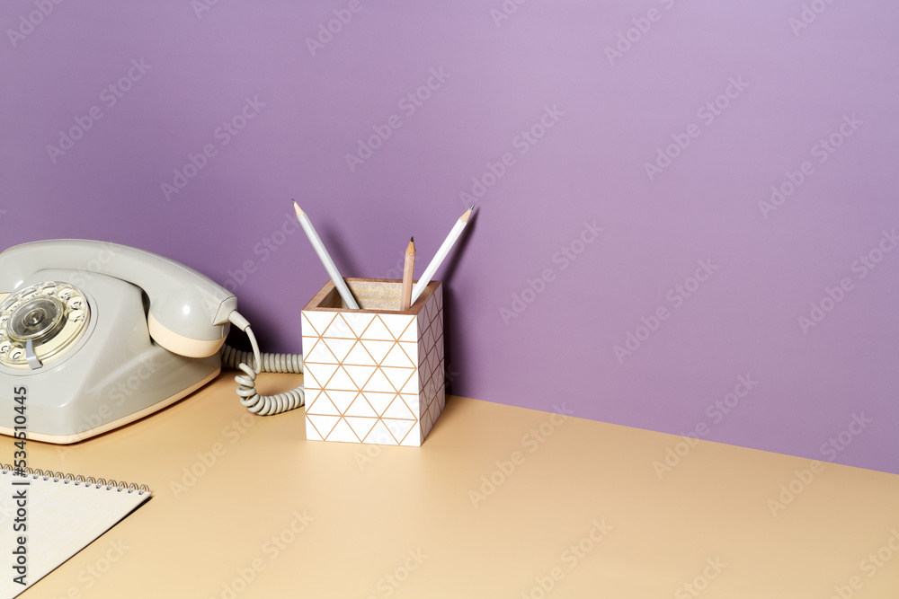 Vintage office background Stock Photo Adobe Stock